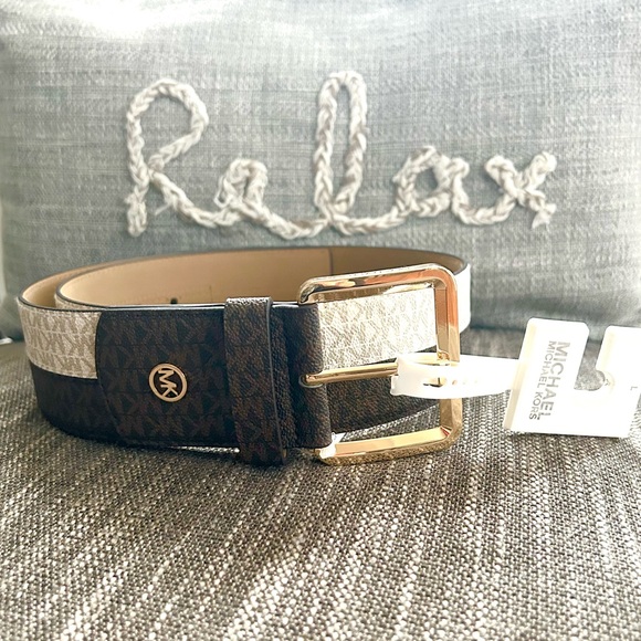 NEW authentic MK signature monogram belt - Picture 1 of 5